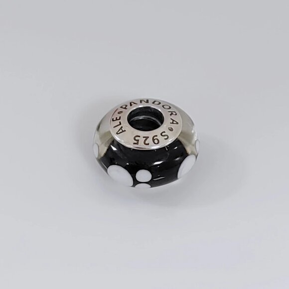 Pandora Classic Mickey Murano Charm Murano Glass Bead Charm S925 ALE - Picture 5 of 5